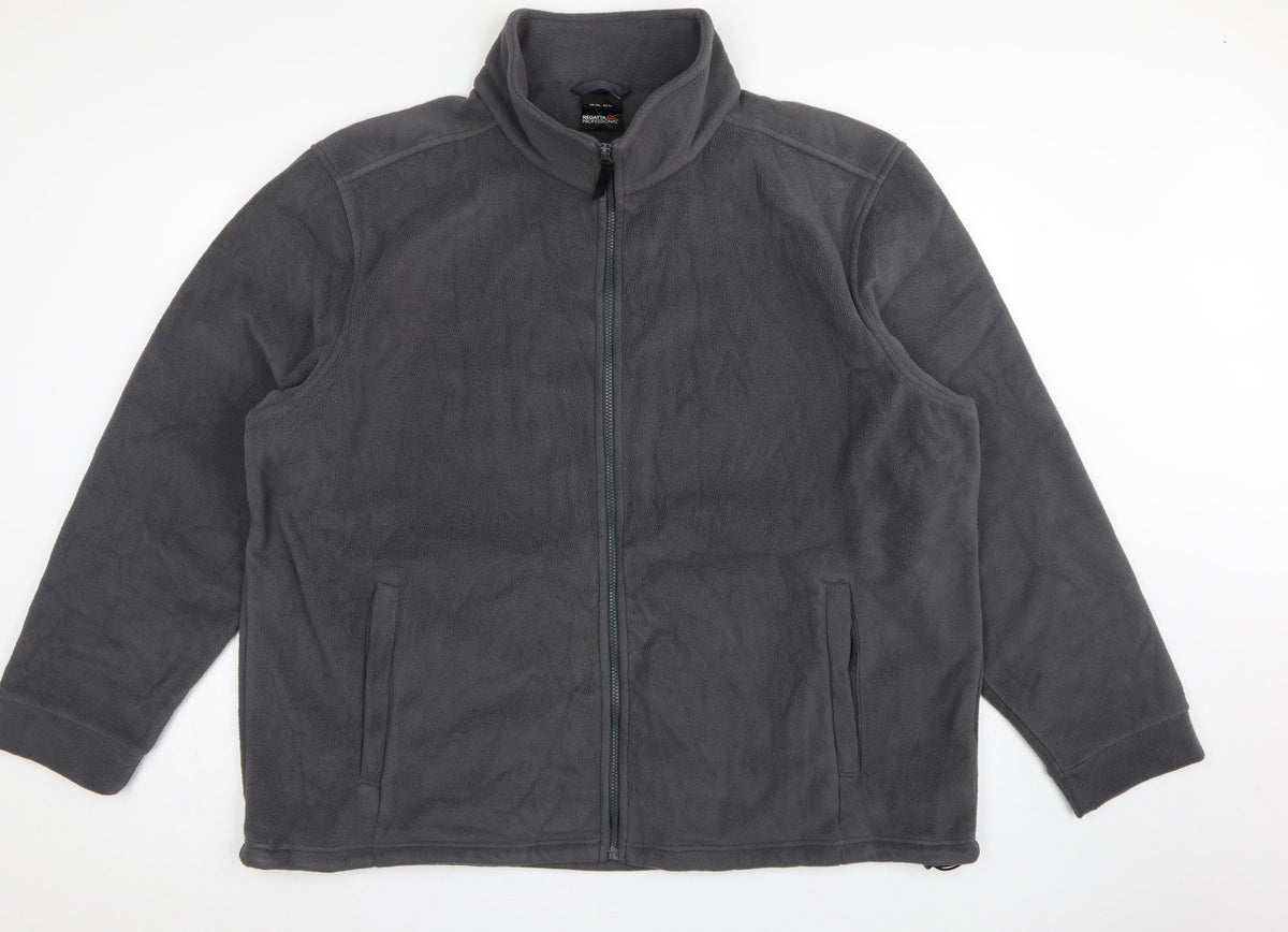 Regatta Professional Men’s Grey 4XL Fleece Full Zip Jacket