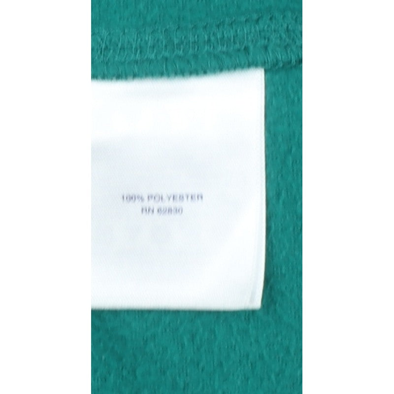 Lands' End Women's Green M Fleece Full Zip Basic Jacket Pockets
