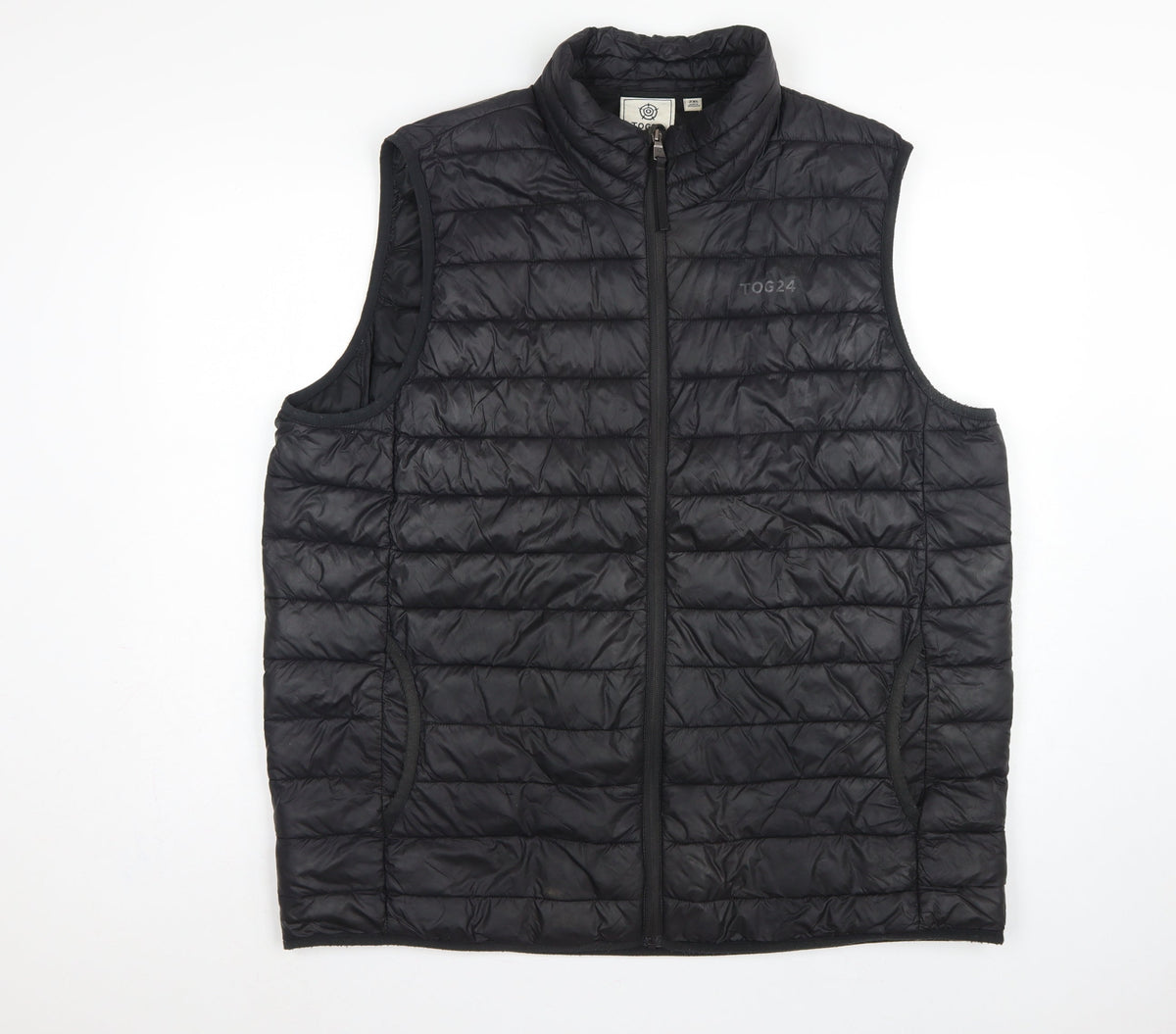 TOG24 Men’s Black 2XL Quilted Puffer Bodywarmer Outdoor Gilet
