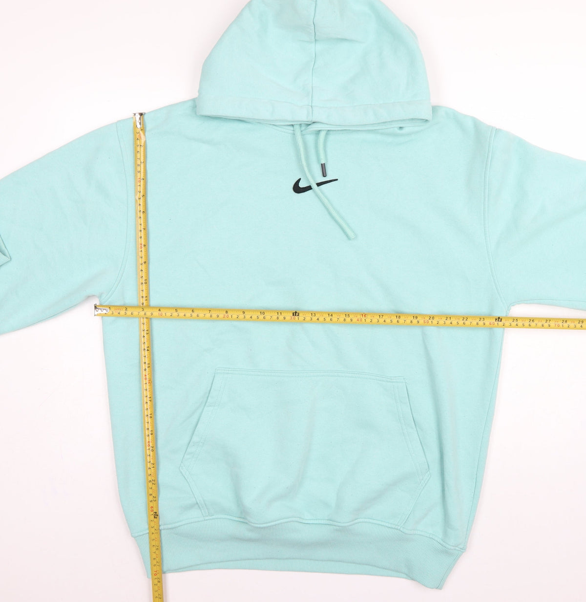 Nike Men’s Mint Green 2XL Pullover Hoodie Logo Cotton Pocket Sports