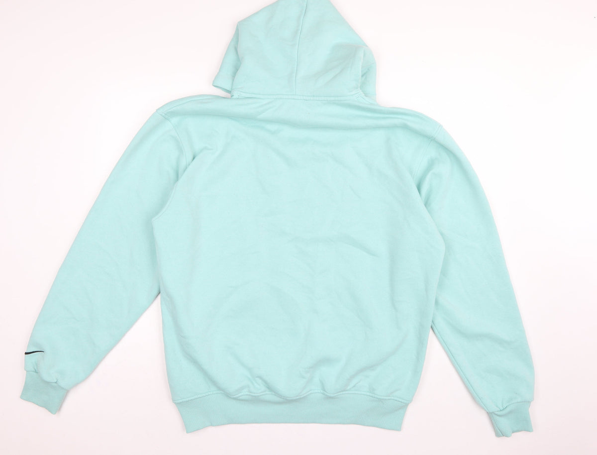 Nike Men’s Mint Green 2XL Pullover Hoodie Logo Cotton Pocket Sports