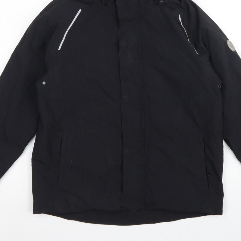Horseware Ireland Unisex Kids Black 11-12 Years Hooded Tech Jacket
