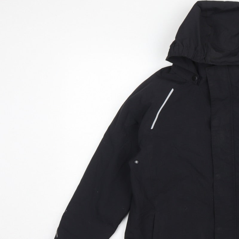 Horseware Ireland Unisex Kids Black 11-12 Years Hooded Tech Jacket