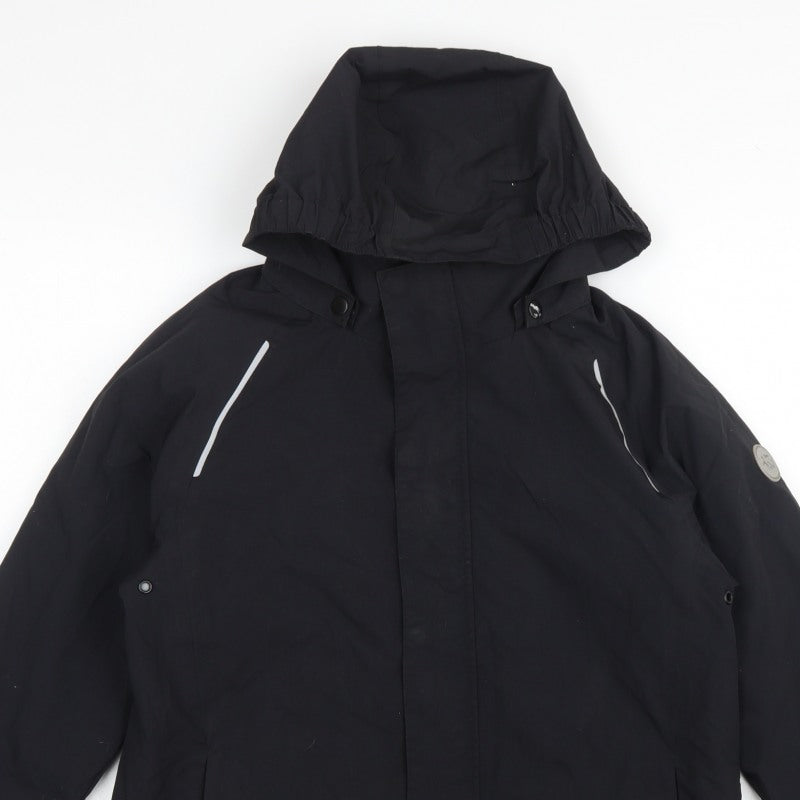 Horseware Ireland Unisex Kids Black 11-12 Years Hooded Tech Jacket