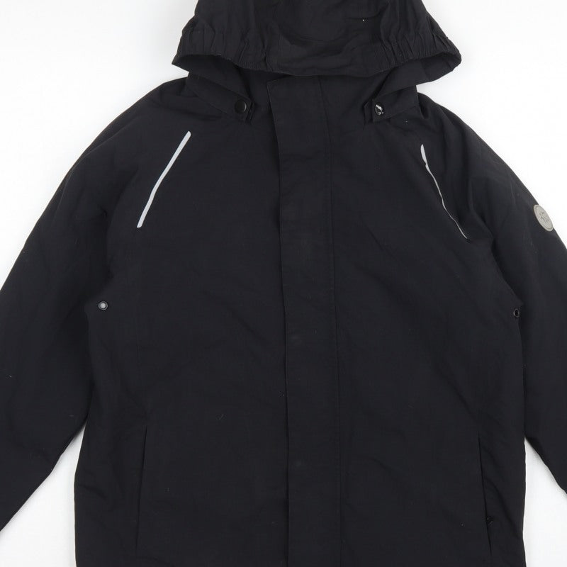 Horseware Ireland Unisex Kids Black 11-12 Years Hooded Tech Jacket