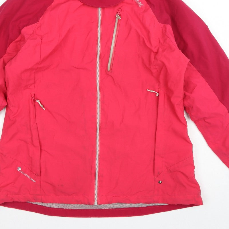 Regatta Women’s Pink UK 16 Hooded Waterproof Ski Jacket Outdoor