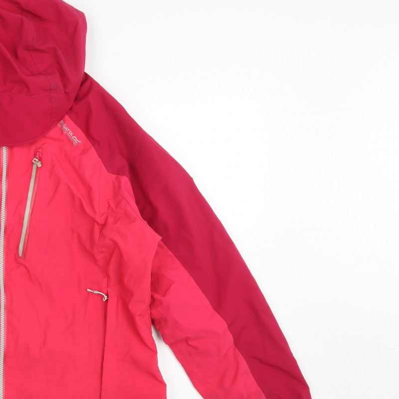 Regatta Women’s Pink UK 16 Hooded Waterproof Ski Jacket Outdoor
