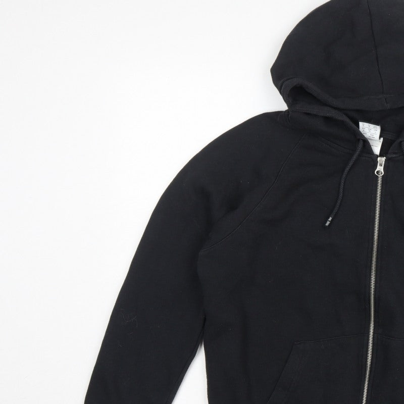 New Balance Men’s Black M Full Zip Logo Hoodie Fleece