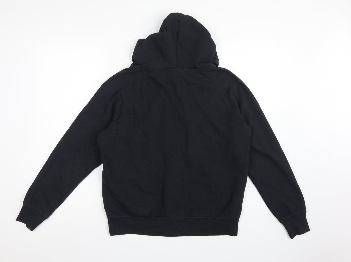 New Balance Men’s Black M Full Zip Logo Hoodie Fleece