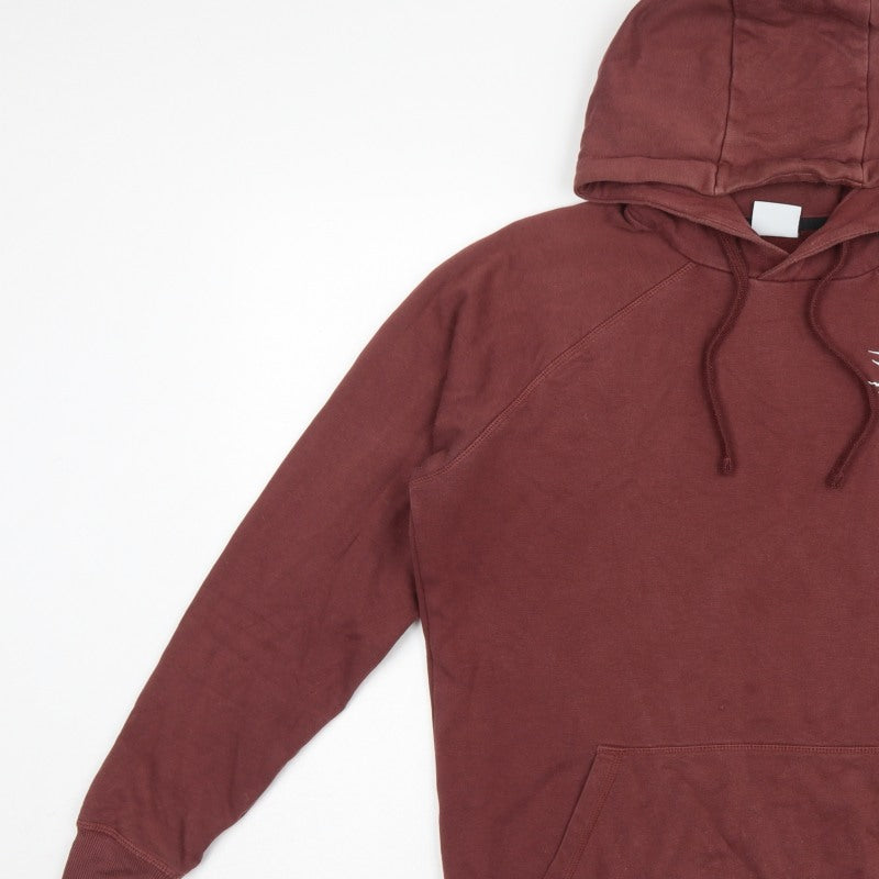 Gymshark Men’s Red S Pullover Hoodie Logo Gym Training