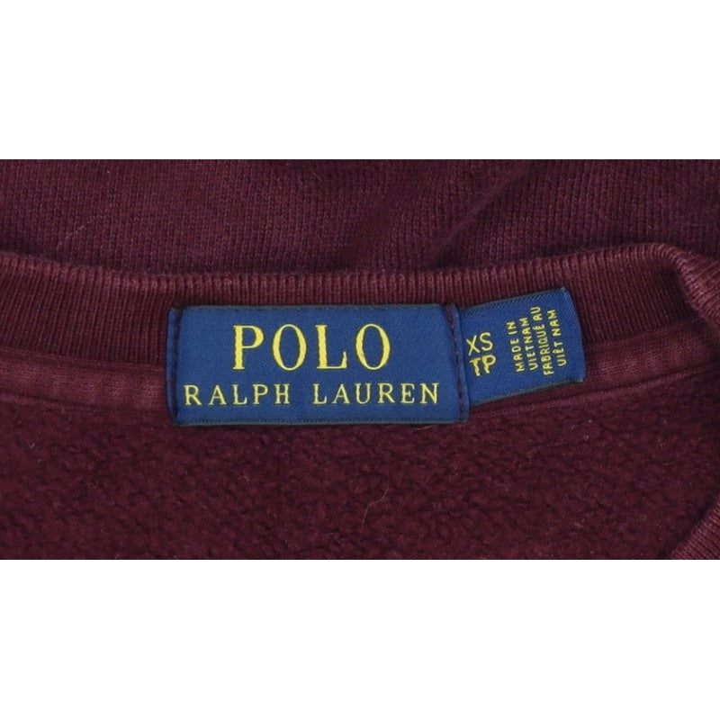 Polo Ralph Lauren Men’s Red XS Classic Logo Crew Neck Pullover Sweatshirt