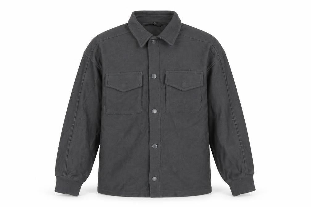 Next Boys Grey 9 Years Basic Button-Up Long Sleeve Cotton Shirt