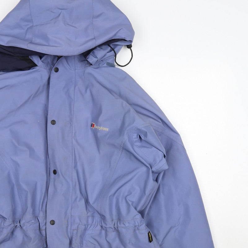 Berghaus Women's Blue UK 14 Gore-Tex Hooded Waterproof Parka Jacket