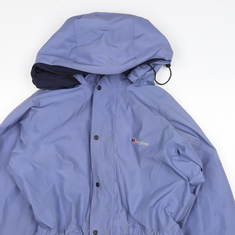 Berghaus Women's Blue UK 14 Gore-Tex Hooded Waterproof Parka Jacket