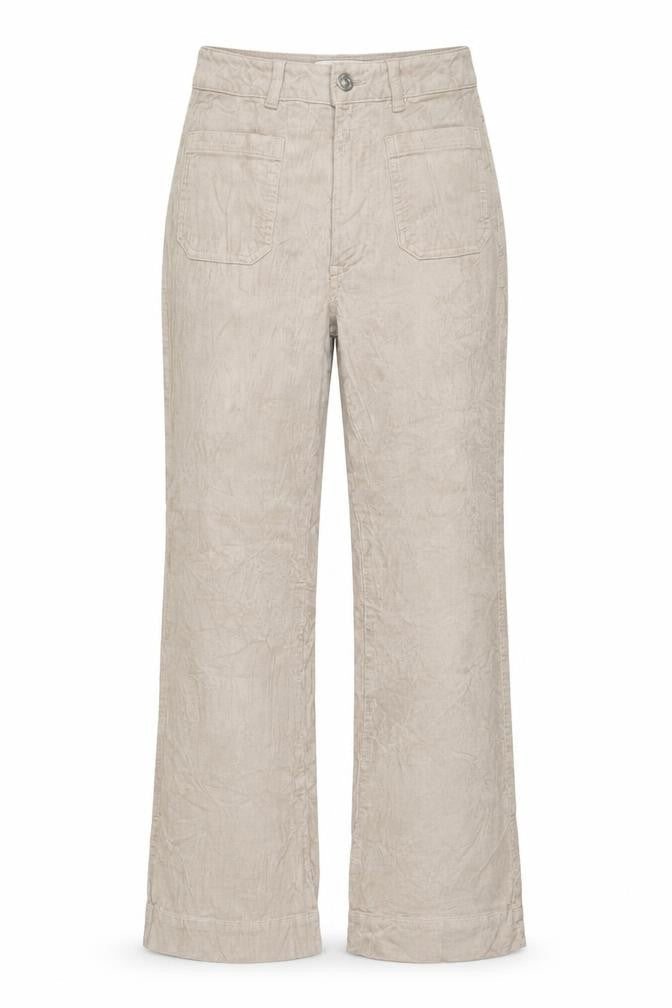 Marks & Spencer Women Beige UK 8 Short Corduroy Cargo Trousers