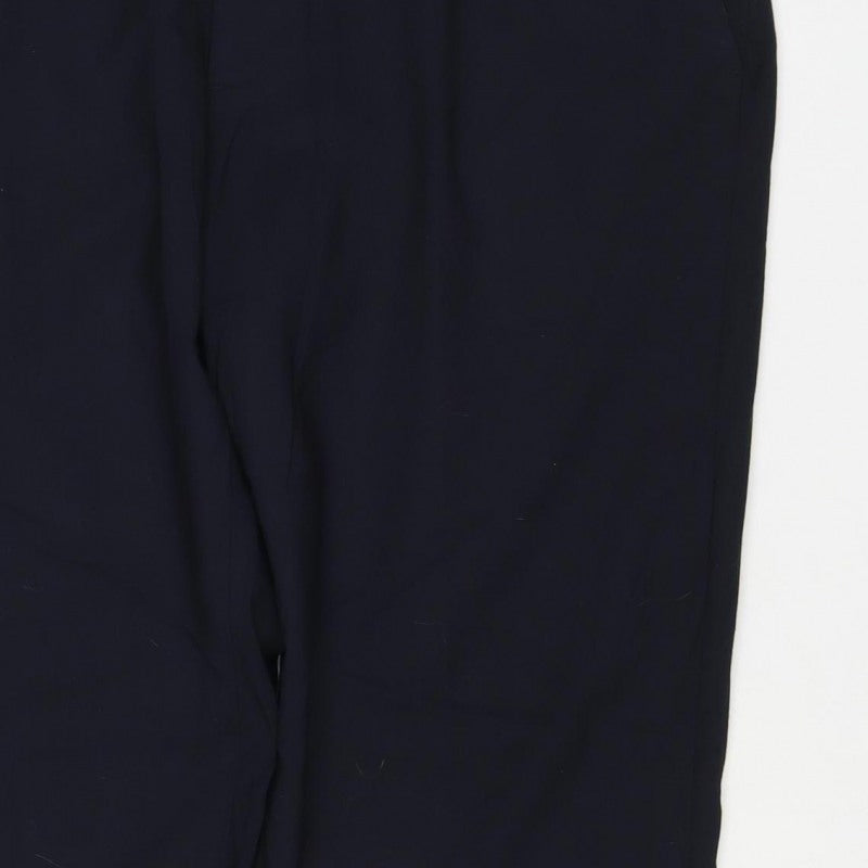 Marks & Spencer Women’s Blue 36 Regular Fit Straight Dress Trousers