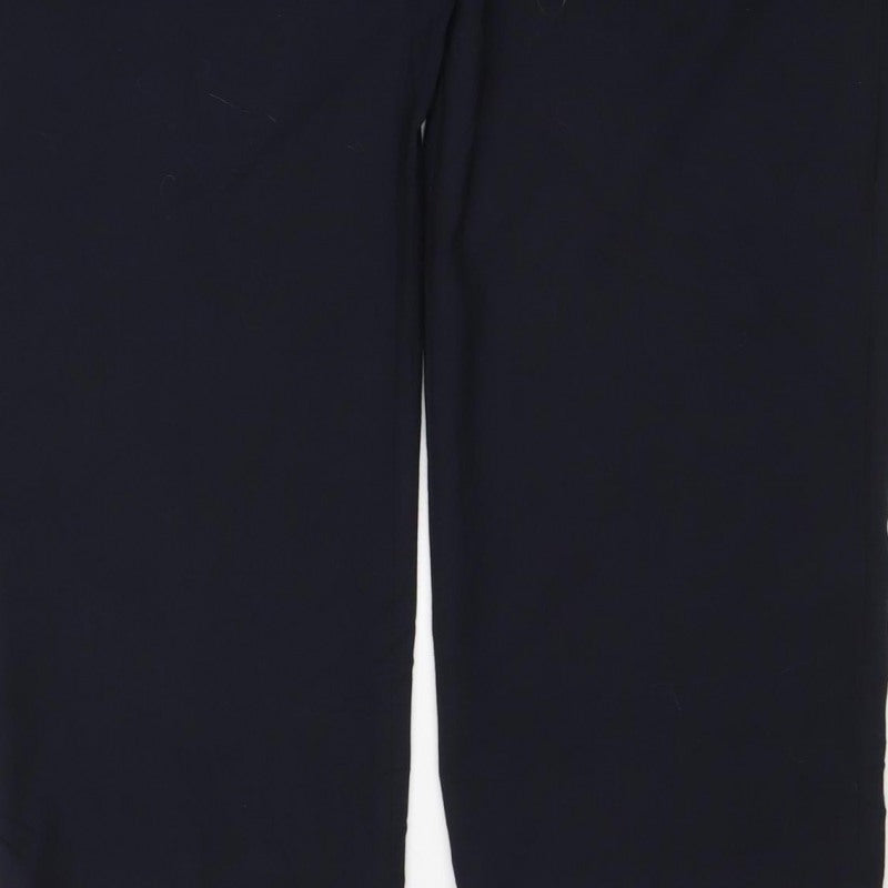 Marks & Spencer Women’s Blue 36 Regular Fit Straight Dress Trousers