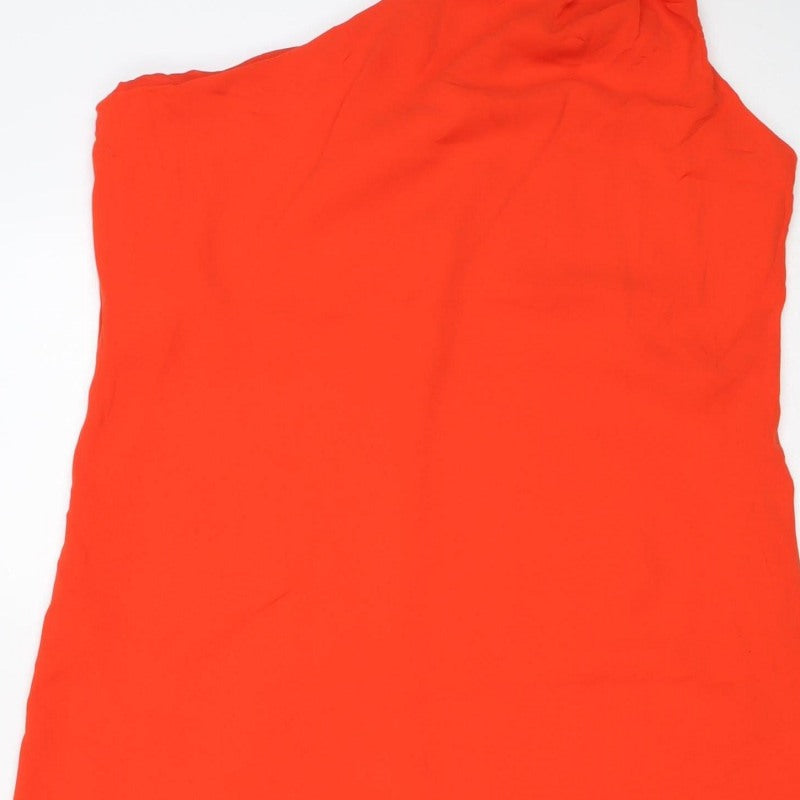 Marks & Spencer Women Red UK 14 Long Sleeveless Maxi Dress