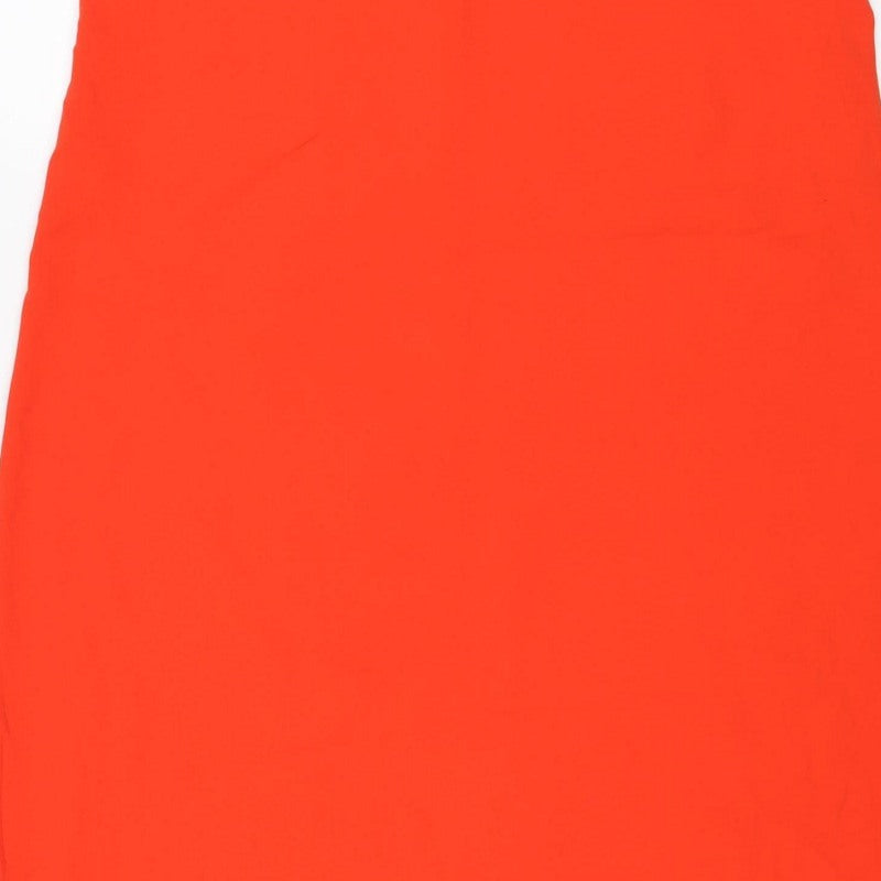 Marks & Spencer Women Red UK 14 Long Sleeveless Maxi Dress
