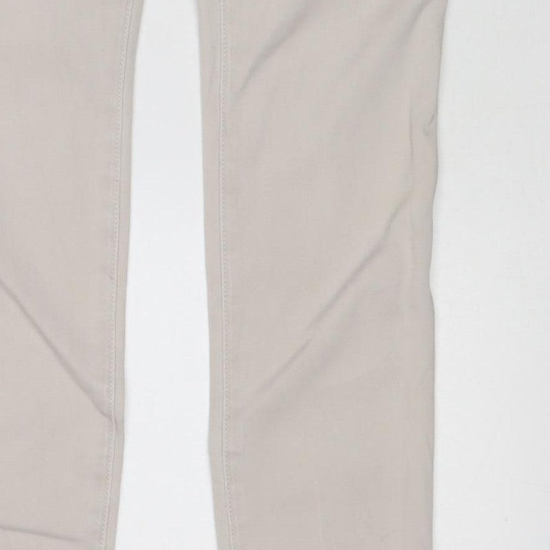 Gap Women’s Beige Low Rise Skinny Jeans Size 26 Stretch Cotton