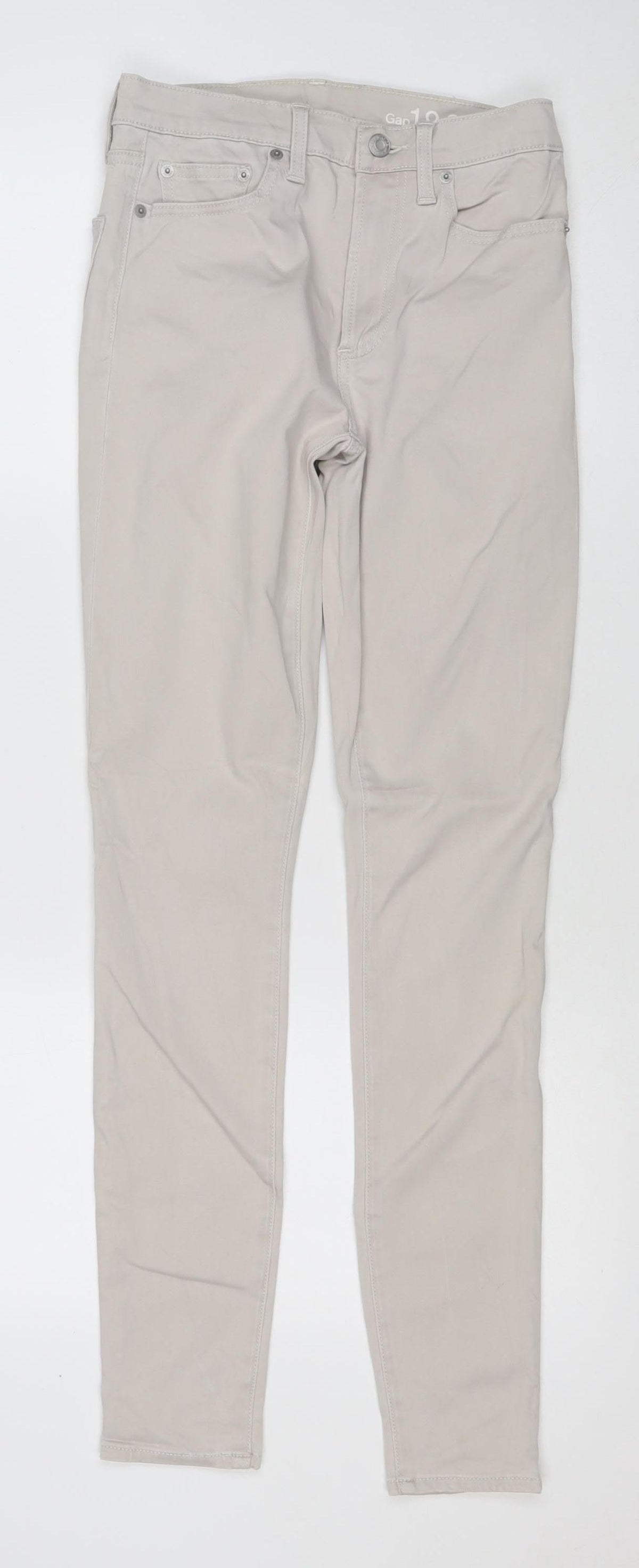 Gap Women’s Beige Low Rise Skinny Jeans Size 26 Stretch Cotton
