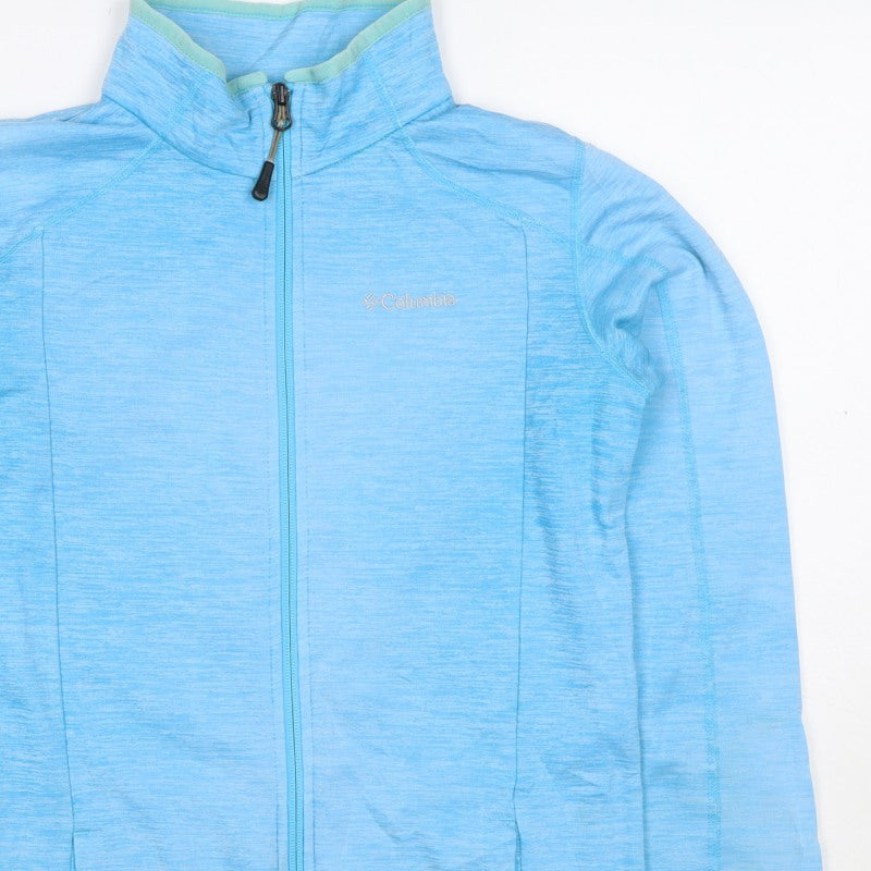 Columbia Women’s Blue L Full Zip High Neck Lightweight Sweatshirt