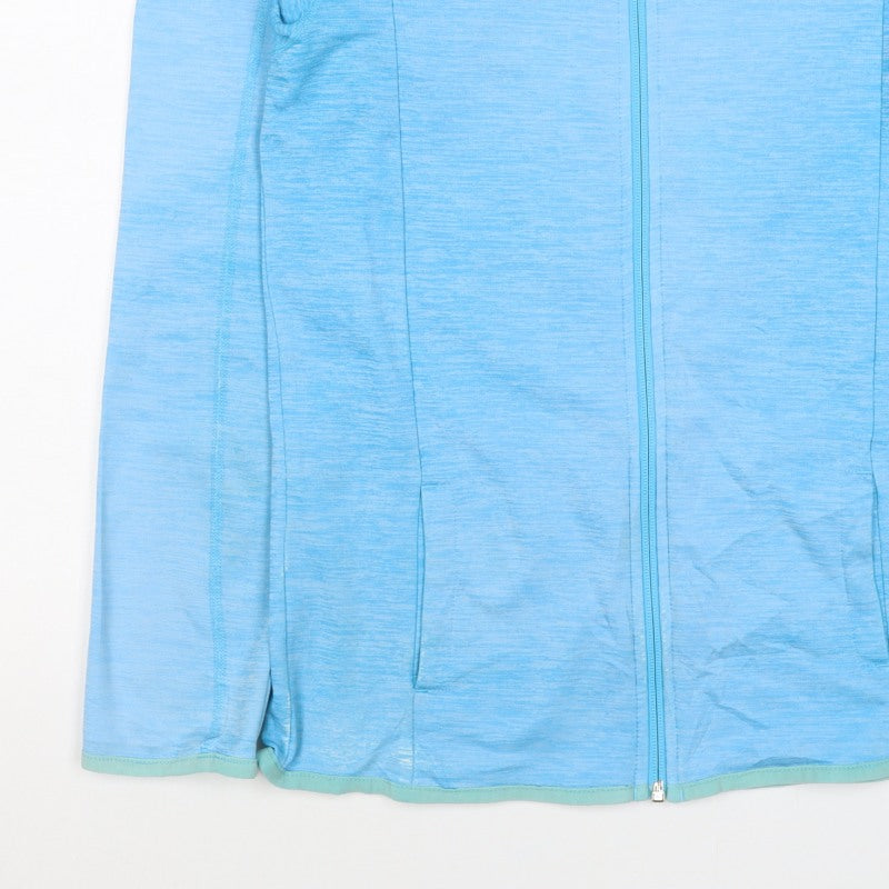 Columbia Women’s Blue L Full Zip High Neck Lightweight Sweatshirt