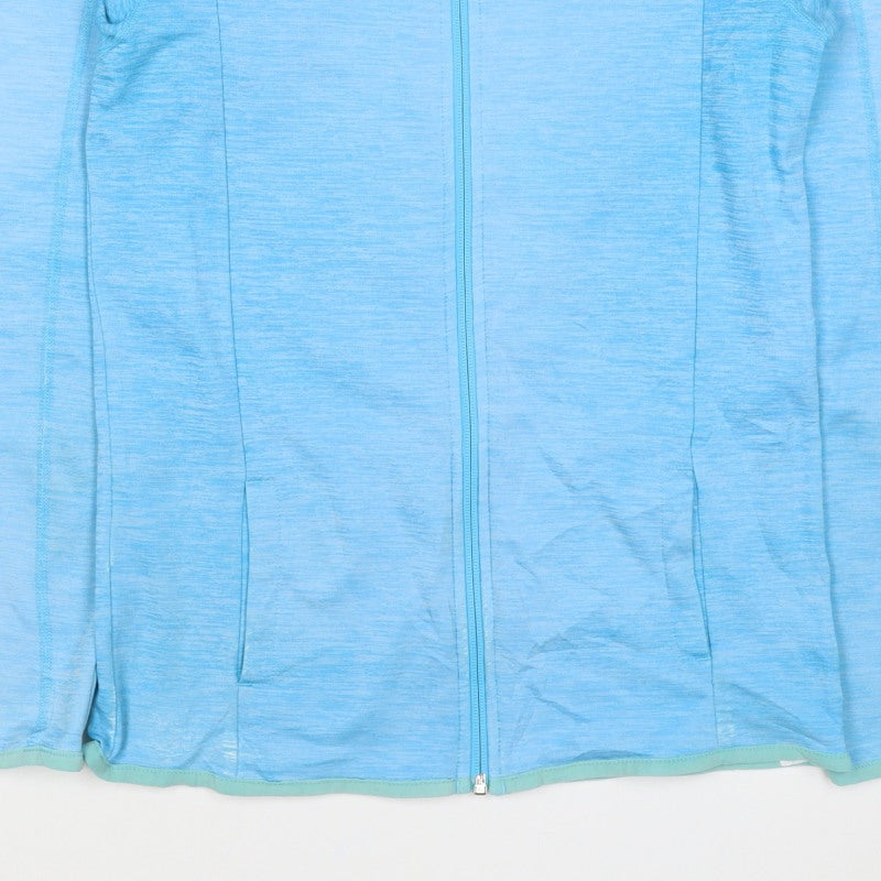 Columbia Women’s Blue L Full Zip High Neck Lightweight Sweatshirt