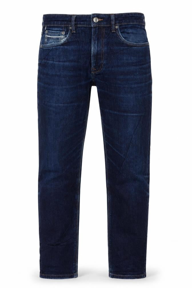 M&S Men’s Blue 32in Straight Stretch Denim Jeans W32 L32