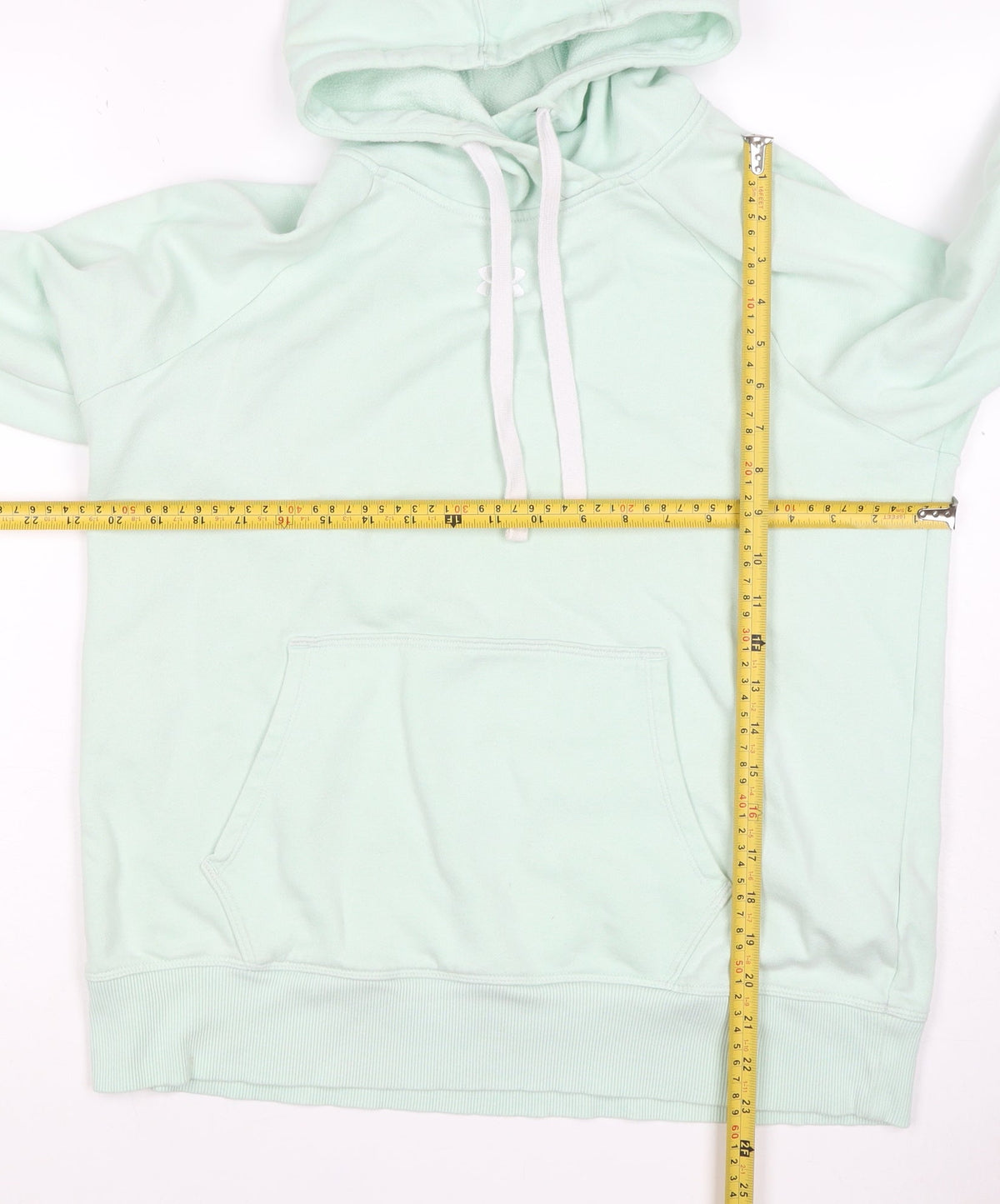 Under Armour Unisex Adults Mint Green M Pullover Hoodie Logo Pocket