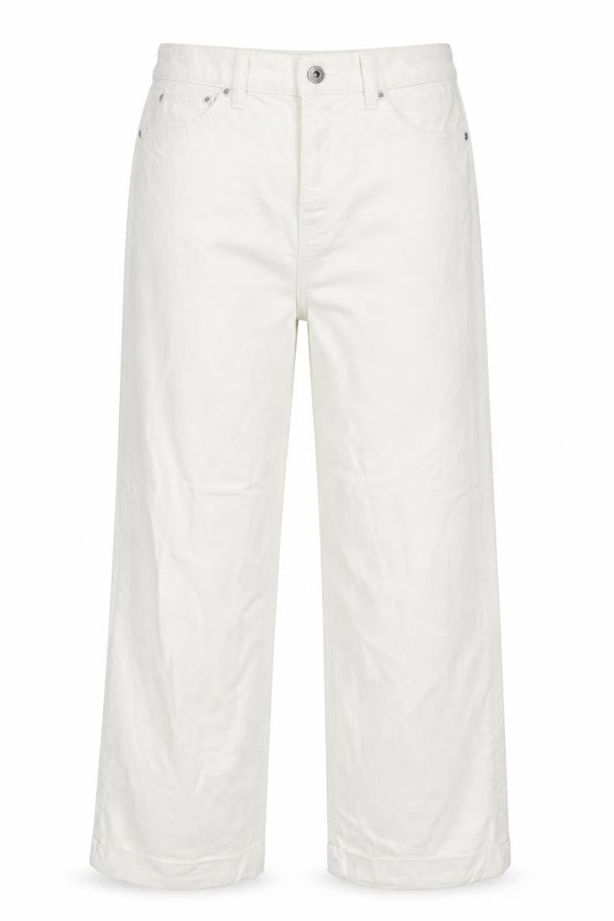 Marks & Spencer Women White Size 10 XLNG Boyfriend 100% Cotton Jeans