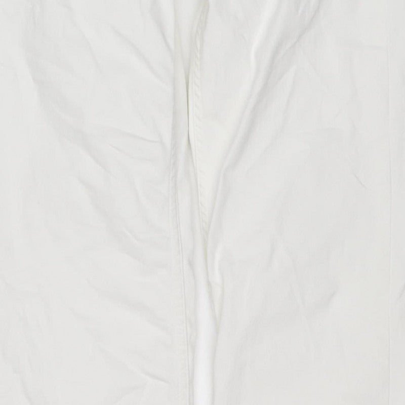 M&S Women’s White Size 10 Sienna Supersoft Straight Stretch Jeans
