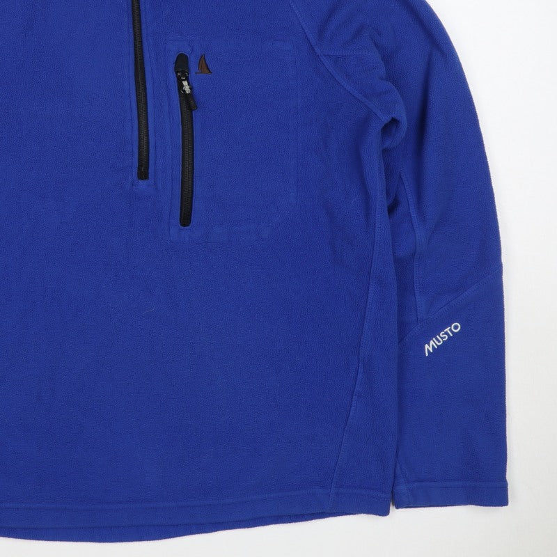 Musto Men’s Blue M Half Zip Fleece Sweatshirt Sailing Outdoor