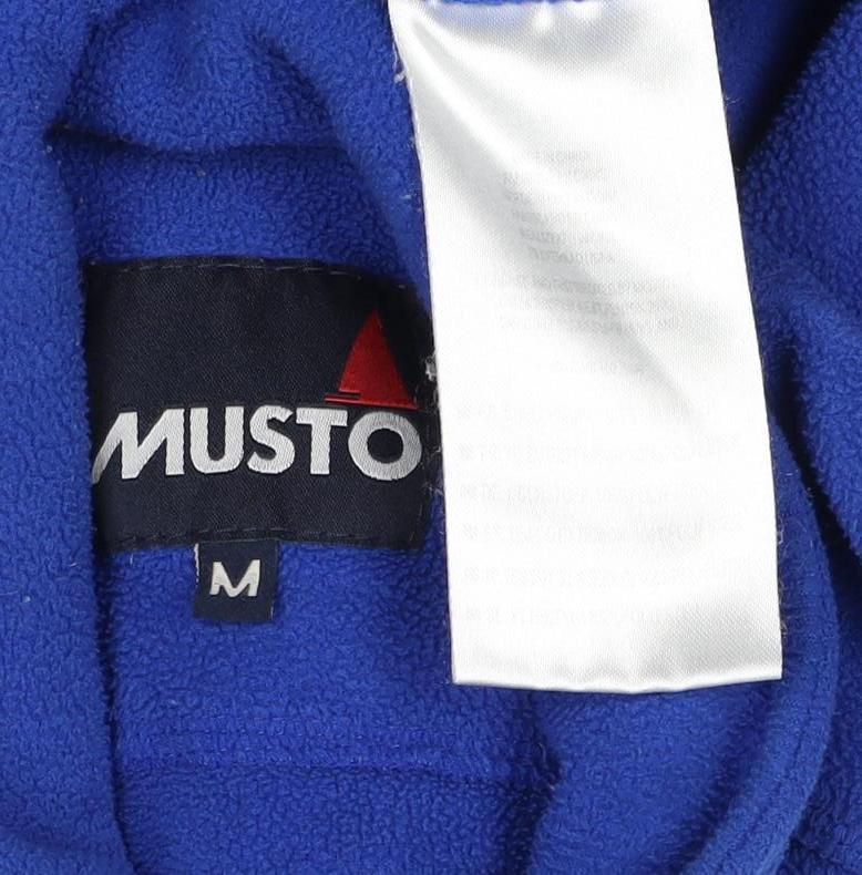 Musto Men’s Blue M Half Zip Fleece Sweatshirt Sailing Outdoor