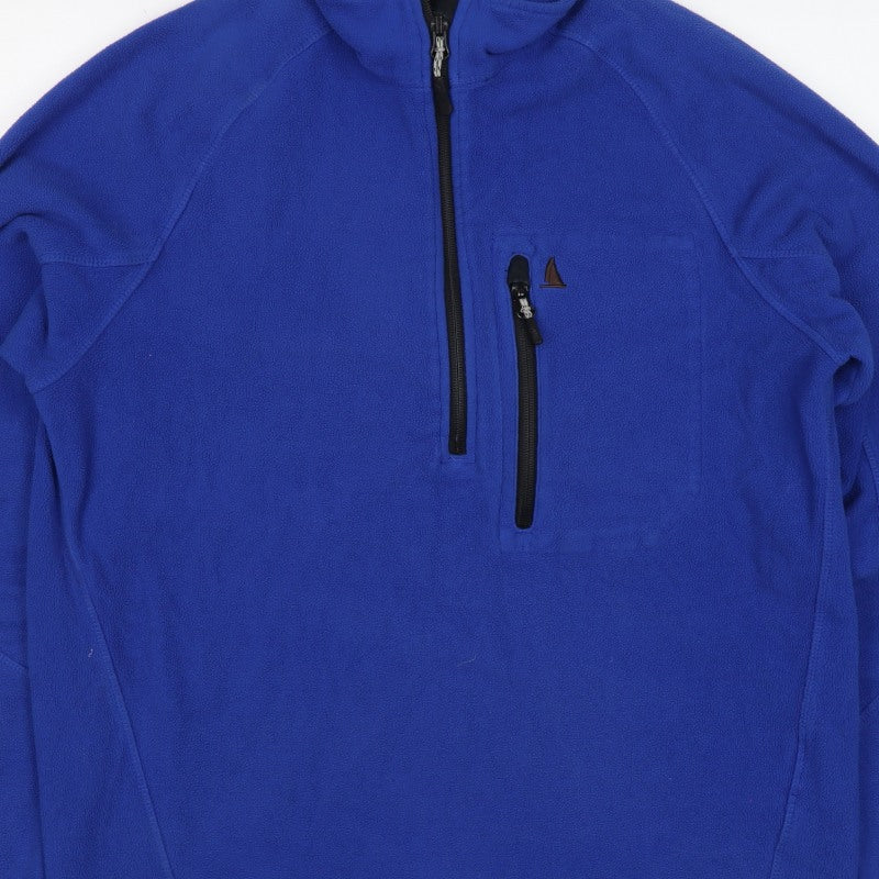 Musto Men’s Blue M Half Zip Fleece Sweatshirt Sailing Outdoor