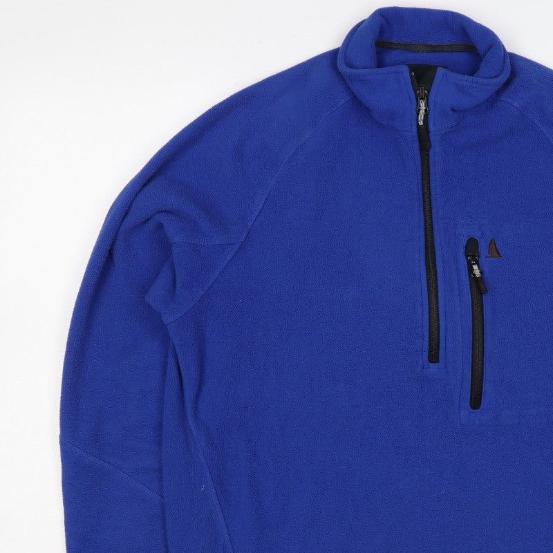 Musto Men’s Blue M Half Zip Fleece Sweatshirt Sailing Outdoor
