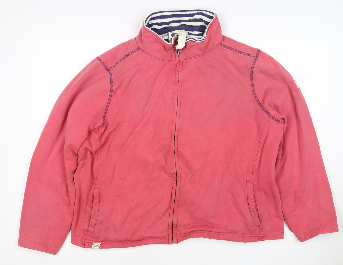 Lazy Jacks Women’s Pink UK 20 Full Zip Cotton Sweatshirt
