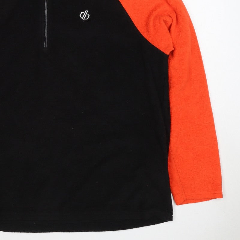 Dare 2b Women’s Black Orange UK 20 XL 1/4 Zip Fleece Sweatshirt