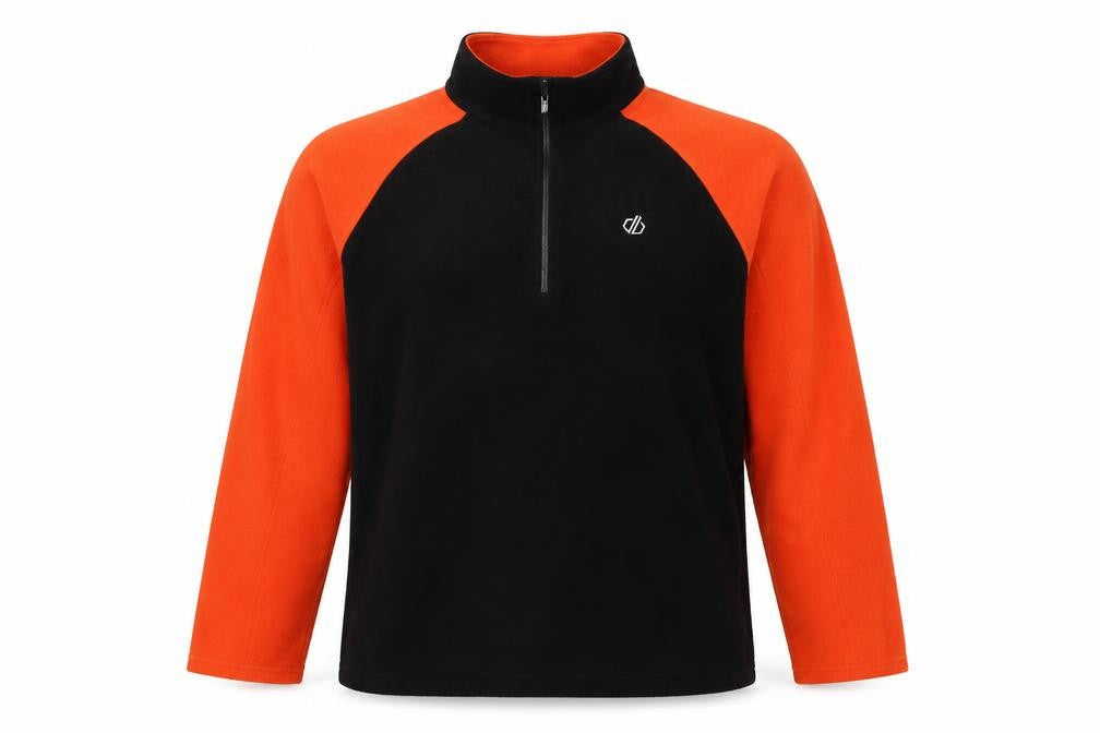 Dare 2b Women’s Black Orange UK 20 XL 1/4 Zip Fleece Sweatshirt