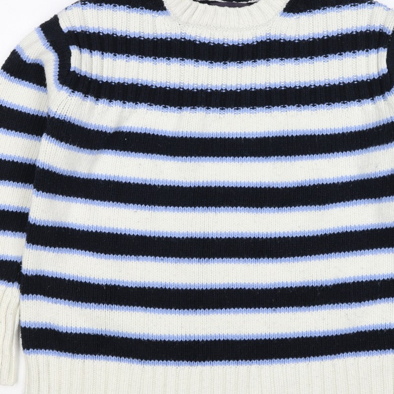 Marks and Spencer Women’s Multicoloured S Striped Chunky Knit Jumper