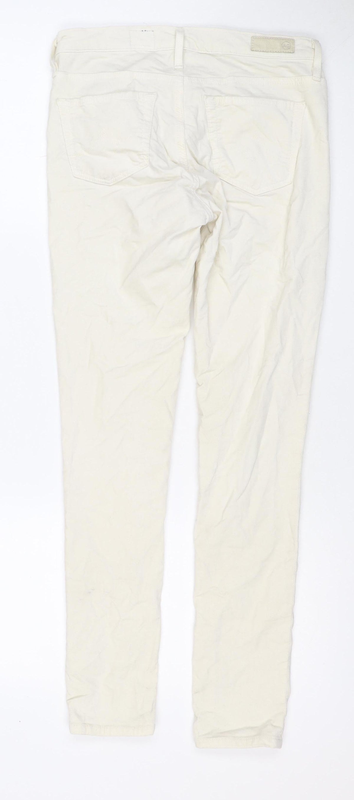 AG Adriano Goldschmied Women Ivory 25 The Legging Ankle Skinny Jeans