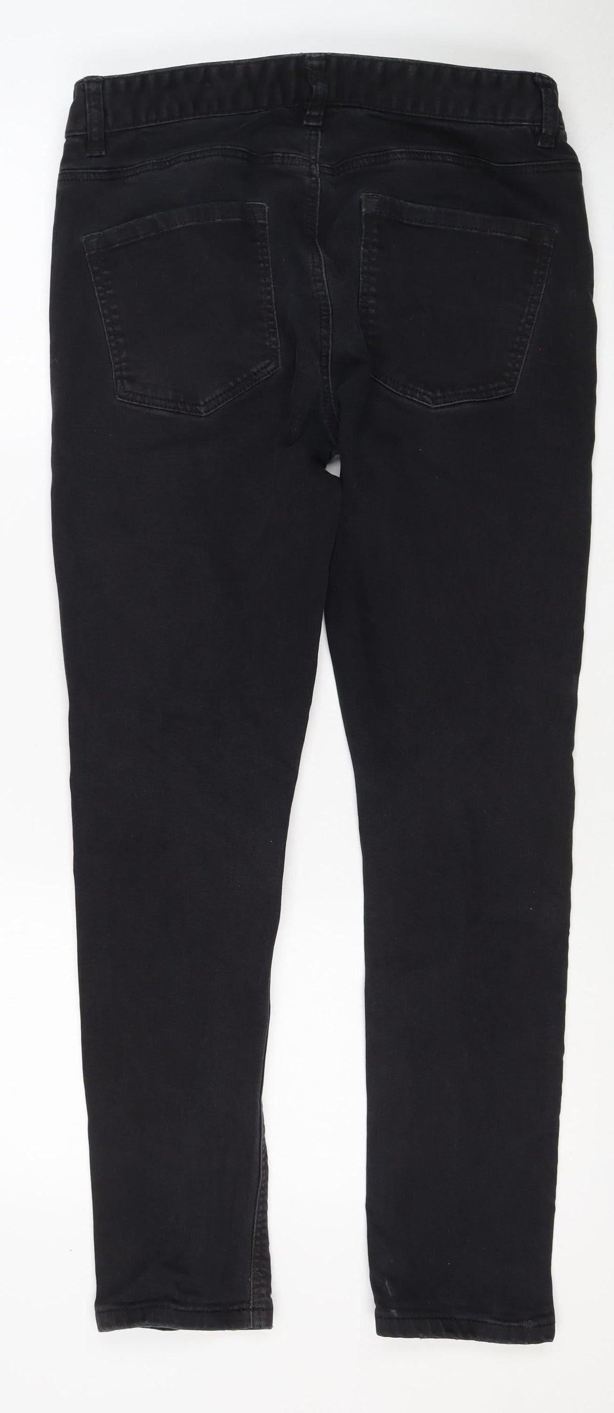 Next Women’s Black Skinny Jeans W32 Regular Stretch Denim