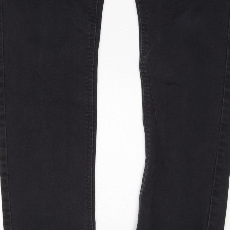 Next Women’s Black Skinny Jeans W32 Regular Stretch Denim