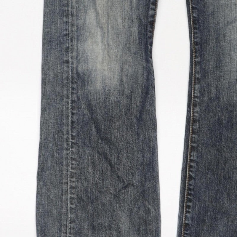 Levi's Men's Blue 527 Slim Bootcut Jeans W34 L30 Medium Wash