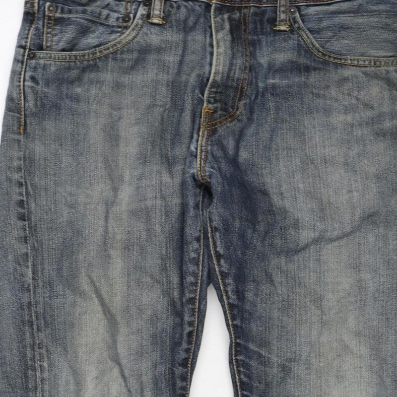 Levi's Men's Blue 527 Slim Bootcut Jeans W34 L30 Medium Wash