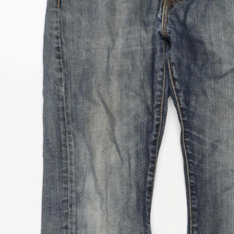 Levi's Men's Blue 527 Slim Bootcut Jeans W34 L30 Medium Wash
