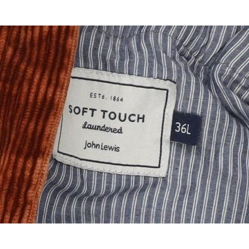 Additional view of John Lewis Men’s Brown Corduroy Straight Trousers 36L