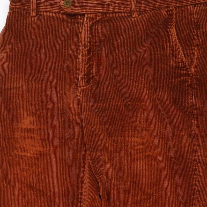 Additional view of John Lewis Men’s Brown Corduroy Straight Trousers 36L