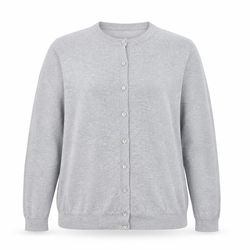 M&S Collection Women’s Grey UK 16 Button Front Knit Cardigan