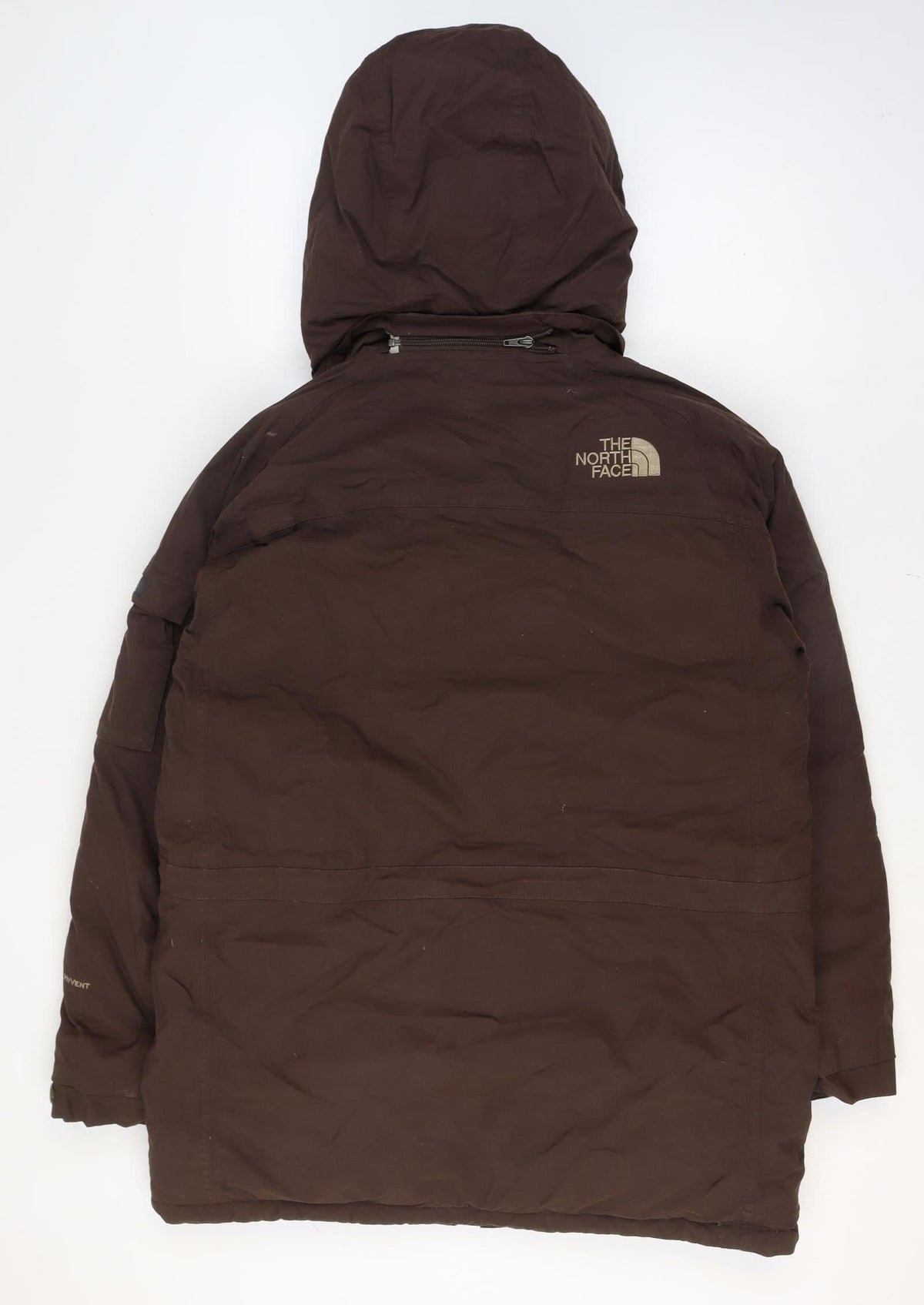 The North Face Men’s Brown M HyVent Down Hooded Parka Jacket